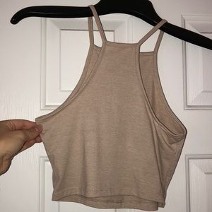 Nollie Tops - Nude fitted halter top Nollie Tops - Nude fitted halter top